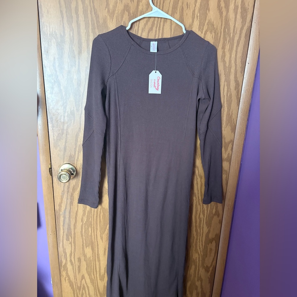 Snoga x Courtney Ribbed Knit Dress